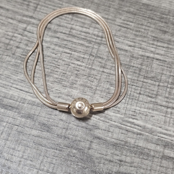 Authentic Pandora Moments Multi Snake Chain Bracelet - Picture 4 of 4